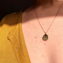 Load image into Gallery viewer, YES BAB droplet gold pendant