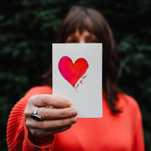 Load image into Gallery viewer, *New!* Hand painted LOVE YOU BAB card