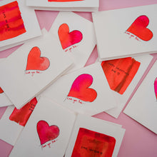 Load image into Gallery viewer, *New!* Hand painted LOVE YOU BAB card
