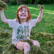 Load image into Gallery viewer, YES BAB organic botanical kids tee