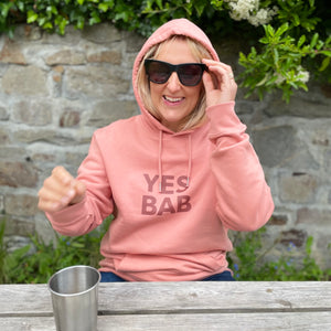 YES BAB organic sunset hoodie