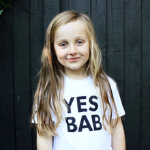 Load image into Gallery viewer, YES BAB kids tee