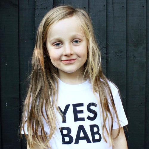 YES BAB kids tee