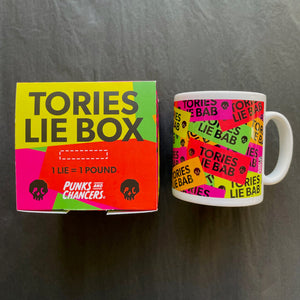 TORIES LIE BAB mug