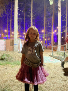 YES BAB organic marl kids tee